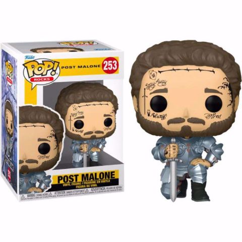 בובת פופ | פוסט מאלון | Funko Pop - (Post Malone) Post Malone #253