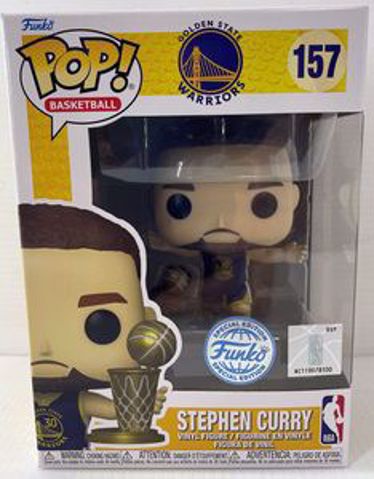 בובת פופ | סטף קרי | Funko Pop -  (NBA) Stephen Curry SE #157