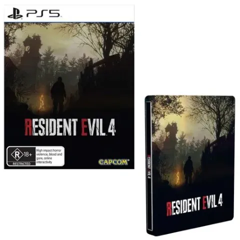 משחק לסוני 5 | Resident Evil 4 Remake SteelBook PS5