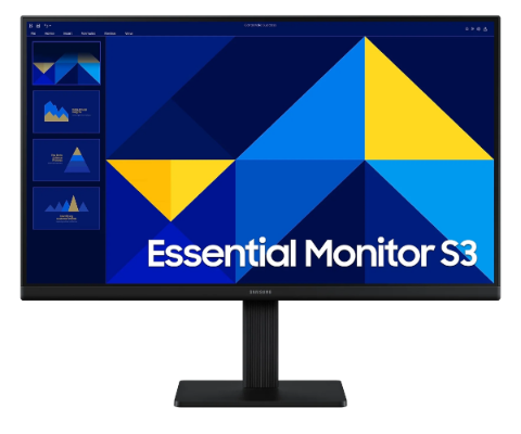 תמונה של מסך SAMSUNG S24D300GAM 24 FHD IPS 5MS 100Hz HDMI VGA BLACK