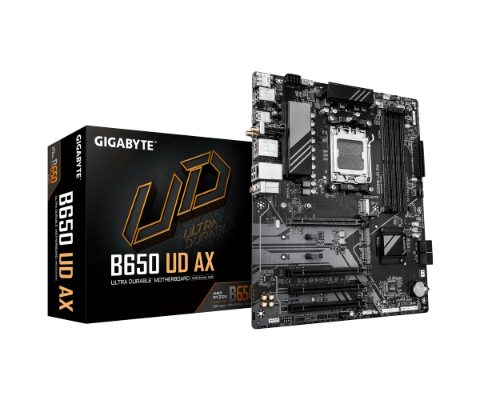 תמונה של לוח אם GIGABYTE B650 UD AX DDR5 WIFI6 BT AM5 1GB LAN