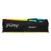 תמונה של זכרון לנייח Kingston Fury Beast Black RGB 32GB 6400MHZ DDR5 C32