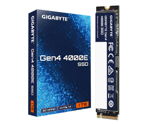תמונה של דיסק פנימי Gigabyte 4000E 1TB Gen4 SSD NVME 2280