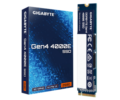 תמונה של דיסק פנימי Gigabyte 4000E 250GB Gen4 SSD NVME 2280