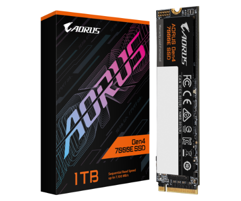 תמונה של דיסק פנימי AORUS Gen4 7000E 1TB SSD NVME 2280
