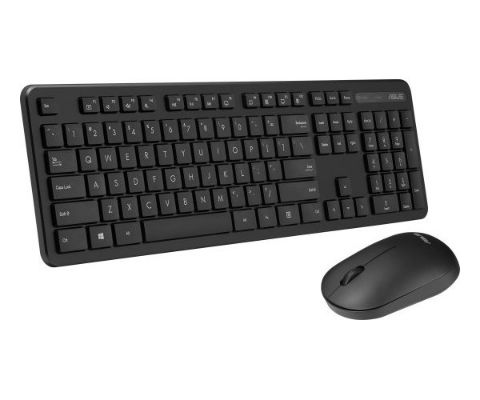 תמונה של סט אלחוטי 3 שפות ASUS CW100 KEY+MOUSE HEBREW ENGLISH RUSSIAN