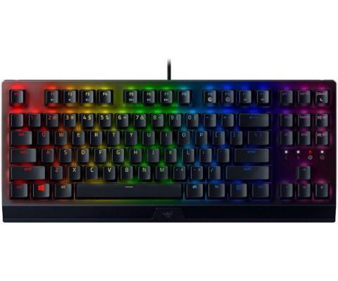 תמונה של מקלדת גיימינג Razer BlackWidow v3 TKL Wired RGB Green Switches