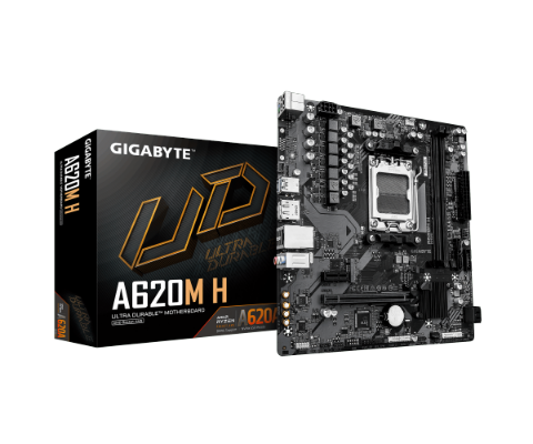 תמונה של לוח למעבדי Gigabyte A620M H 2.1 DDR5 mATX DP HDMI AM5 AMD
