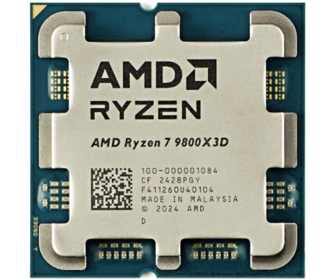 תמונה של מעבד AMD Ryzen 7 9800X3D ZEN5 AM5 8 Cores 16 Threads up to 5.2Ghz