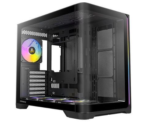 תמונה של מארז שחור Antec C5 Curve ARGB Mid-Tower ATX 4x ARGB FANS Type-C