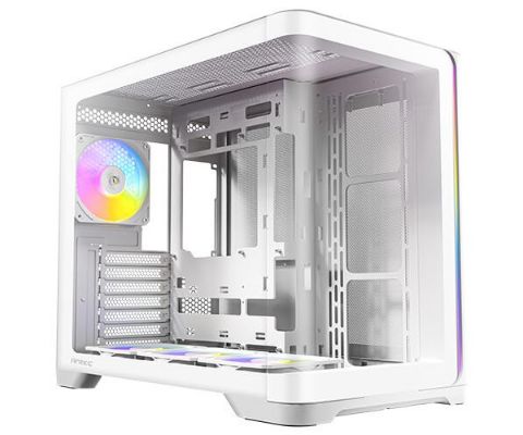 תמונה של מארז לבן Antec C5 Curve ARGB Mid-Tower ATX 4x ARGB FANS Type-C