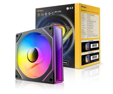 תמונה של מאווררים למארז ANTEC Vision 120 Reverse ARGB FANS BLACK 3PK