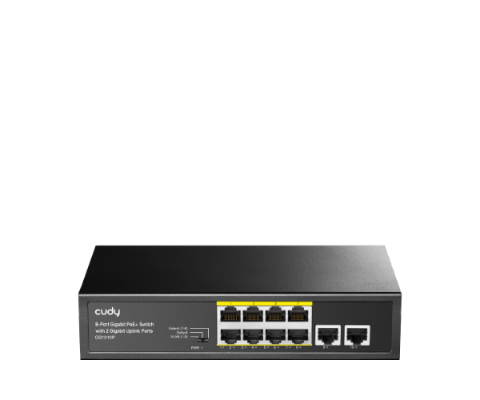 תמונה של מתג לא מנוהל Cudy GS1010P 8-Ports Gigabit Unmanaged POE Switch