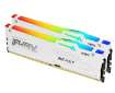 תמונה של Kingston Fury Beast White RGB Expo 64GB 2X32 6000MHZ DDR5 CL30