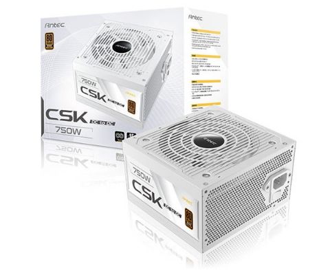 תמונה של ספק כוח לבן ANTEC CSK 750DC Non-Modular 750W 80 PLUS Bronze 120MM