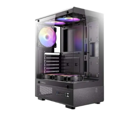 תמונה של מארז Antec VCX300 ARGB Black Mid-Tower ATX 5x120mm Fans include