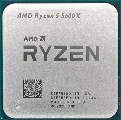 תמונה של מעבד AMD Ryzen R5 5600X Tray 6 Cores Threads 12 Up to 4.6Ghz