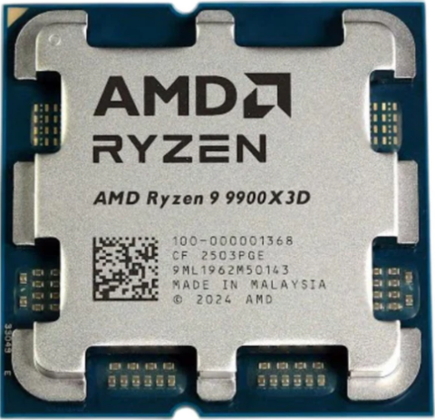 תמונה של CPU AMD Ryzen 9 9900X3D Tray AM5 12 Cores 24 Threads up to 5.5Ghz
