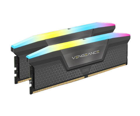 תמונה של זכרון לנייח Corsair Vengeance RGB 64GB 2X32 DDR5 5600Mhz c40 EXPO