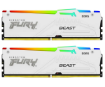 תמונה של זכרון לנייח Kingston FURY Beast White RGB 32GB 2x16GB 5600MHZ c36
