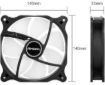 תמונה של מאורר למארז Antec 140mm Case Fan 3-pin Connector Bulk F14 Series