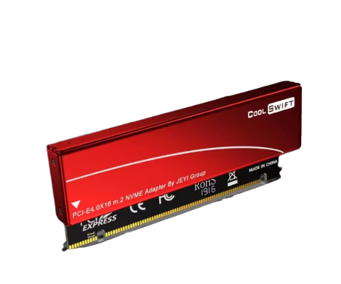 תמונה של כרטיס הרחבה PCIe x16 to M.2 Adapter w/HS Support 2280 M.2