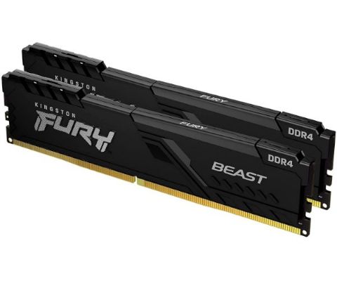 תמונה של זכרון לנייח KINGSTON FURY BEAST 64GB 2X32GB 5600MHZ CL40 XMP/EXPO