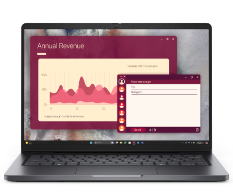 תמונה של נייד Dell Pro 14 PC14250 Core5-120U 16GB DDR5 512NVME DOS 3YOS