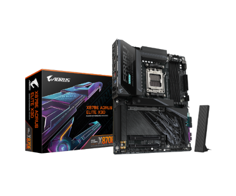 תמונה של לוח אם Gigabyte X870E AORUS ELITE X3D DDR5 AM5 ATX WIFI7