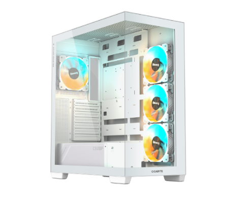 תמונה של מארז לבן GIGABYTE C500 PANORAMIC STEALTH ICE Mid-Tower ATX