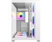 תמונה של מארז Antec CX Mirror White Mini-Tower Gaming Case 7X120mm ARGB