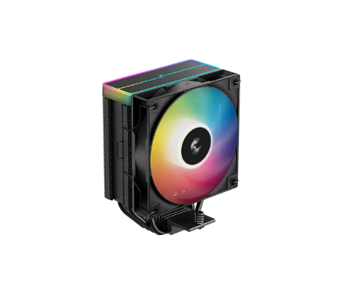 תמונה של קירור אוויר למעבד DeepCool AG400 V2 Black ARGB 220W TDP 150mm