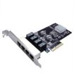 תמונה של כ. רשת  ST Lab N-451 PCIe 4-Port Gigabit Net Controller PCIEX4