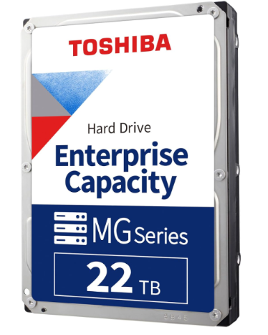 תמונה של דיסק פנימי Toshiba MG Enterprise 22TB 3.5 HDD 7200 RPM 5Y