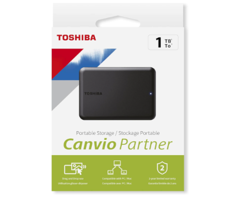 תמונה של דיסק חיצוני TOSHIBA Canvio Ready 1TB 2.5 USB 3.2