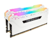 תמונה של זכרון לנייח CORSAIR VENGEANCE RGB PRO 32GB 2x16GB DDR4 DRAM WHITE