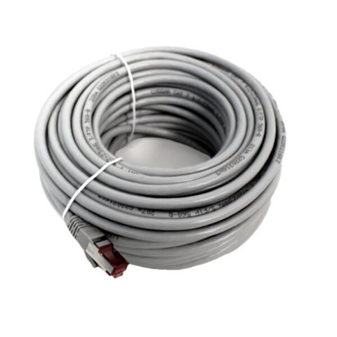 תמונה של כבל רשת מגשר LUGGAR CAT7 20m Grey