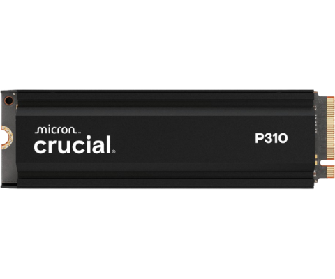 תמונה של דיסק פנימי Crucial P310 1TB PCIe Gen4 NVMe 2280 M.2 SSD Heatsinc