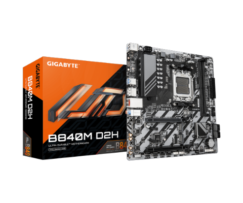 תמונה של לוח אם Gigabyte B860M D2H 1.2 X3D DDR5 AM5 Micro-Atx