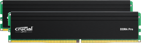 תמונה של זכרון לנייח Crucial Pro 64GB Kit 2X32GB DDR4 3200Mhz C22 UDIMM