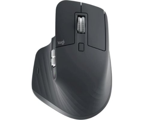 תמונה של עכבר שחור Logitech MX Master 3S BT 8000 Dpi Ergonimic