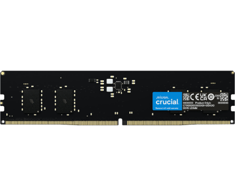 תמונה של זכרון לנייח Crucial 64GB DDR5 5600Mhz C46 UDIMM Desktop Memory