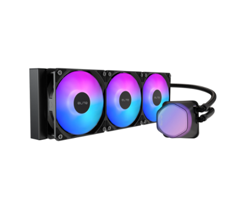 תמונה של קירור נוזלי משולש שחור Cooler Master Elite Liquid 360 ARGB