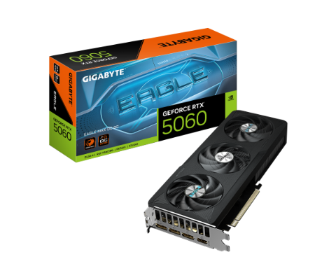 תמונה של כרטיס מסך Gigabyte RTX 5060 Eagle Max OC 8GB