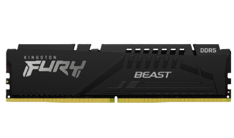 תמונה של זכרון לנייח Kingston Fury Beast 32GB DDR5 6800Mhz C34