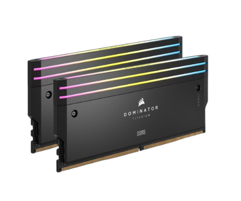 תמונה של זכרון לנייח Corsair Dominator RGB 32GB 2X16 DDR5 6400MHz C32