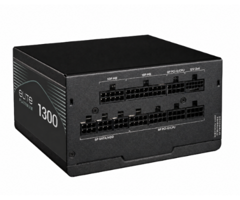 תמונה של ספק כוח מודולרי Cooler Master Elite 80 Plus Platinum 1300W ATX 3.