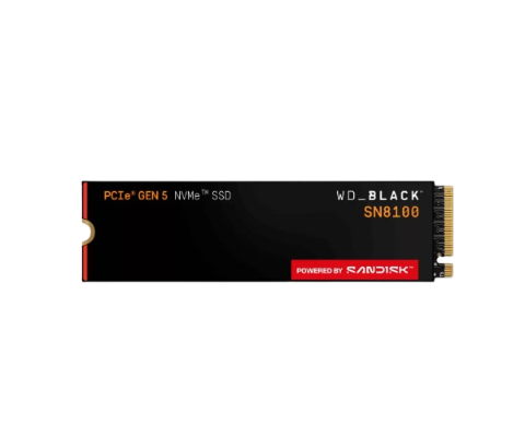 תמונה של דיסק פנימי WD Black SN8100 1TB NVMe PCIe 5.0 M2 2280