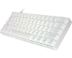 תמונה של מקלדת גיימינג אופטו־מכנית לבנה SKYLOONG GK61 RGB Glacier Yellow