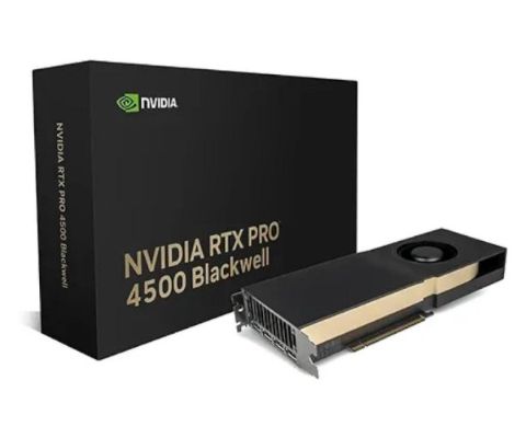 תמונה של ‏כרטיס מסך NVIDIA RTX PRO 4500 Blackwell 32GB GDDR7 ECC‏